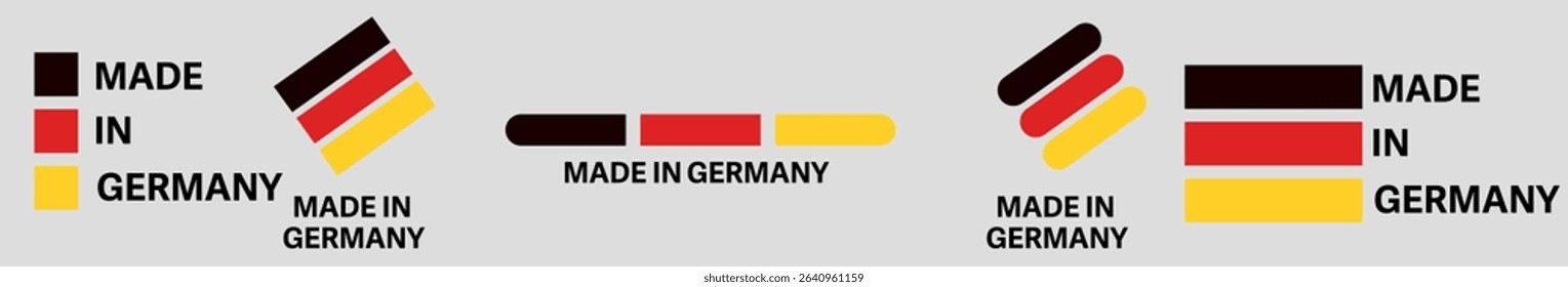 Made in Germany Icon vector illustration