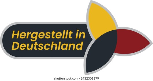 Made in Germany Icons vector