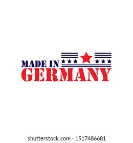 made in germany icon/symbol/Logo Design. Vector Template
