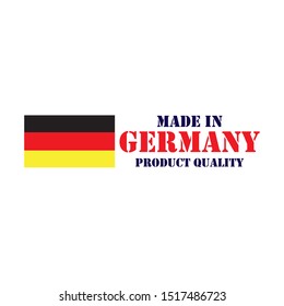 made in germany icon/symbol/Logo Design. Vector Template
