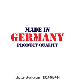 made in germany icon/symbol/Logo Design. Vector Template
