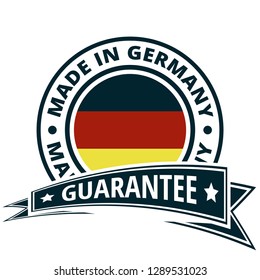 Made in Germany label illustration