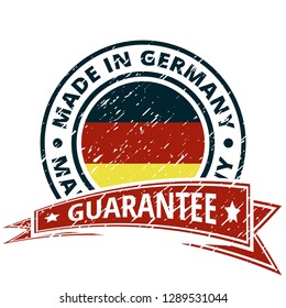 Made in Germany label illustration
