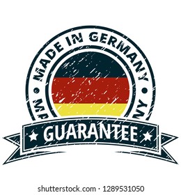 Made in Germany label illustration
