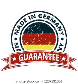 Made in Germany label illustration