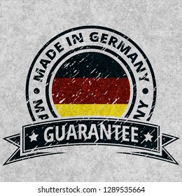 Made in Germany label illustration