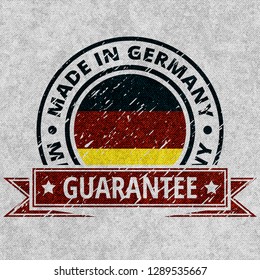 Made in Germany label illustration