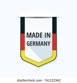 Made in Germany label illustration