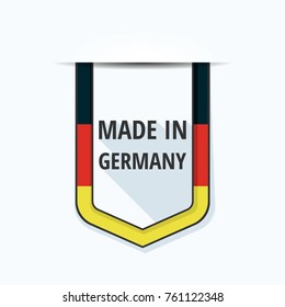 Made in Germany label illustration