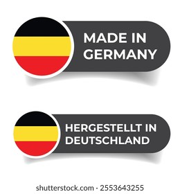 Made in Germany label stamp