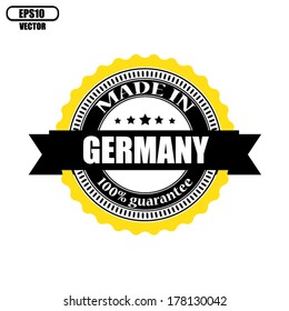 Made in Germany labels, badges, stickers and symbols - Vector Eps 10.