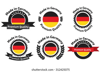 Made in Germany logo, label or badge.