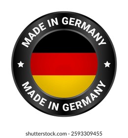 Made in Germany Logo Round Shape Design