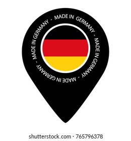 Made In Germany - Map Pointer Flag