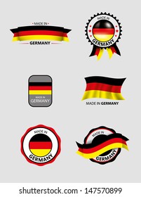 Made in Germany, Seals, Flags,