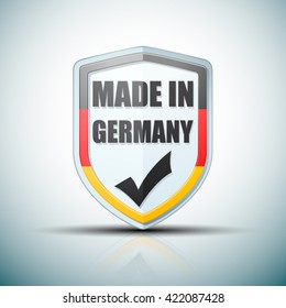 Made in Germany shield sign