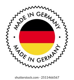 Made in Germany Stamp Icon Sign Signage Banner Badge Label Vector EPS PNG Transparent No Background Clip Art Vector EPS PNG 