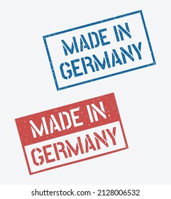 sellos fabricados en Alemania, etiquetas de productos alemanas