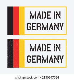 in Deutschland hergestellte Stempel-Set, deutsches Produktname