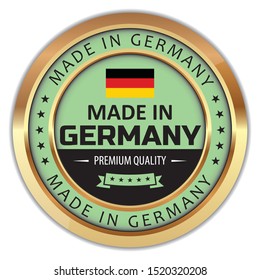 Made In Germany. Vector Badge.
