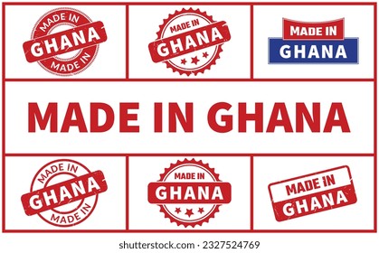 Made In Ghana Rubber Stamp Set