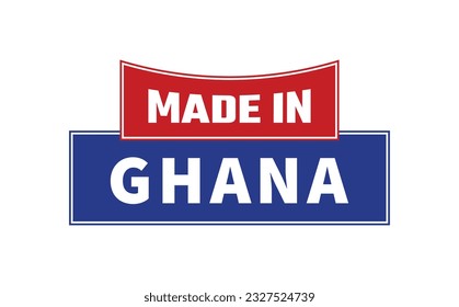 Fabricado En Ghana Vector De Sello