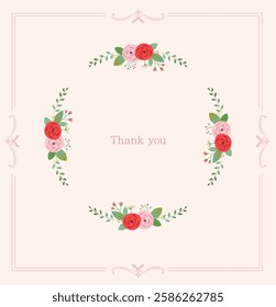 I made a gratitude banner with flower illustrations.