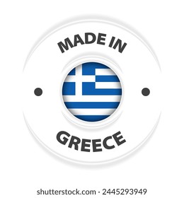 Made in Greece graphic and label. Element of impact for the use you want to make of it.