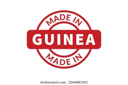 Made In Guinea Rubber Stamp