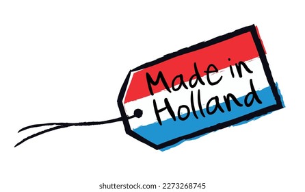 Made in Holland on flag