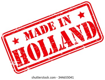 Made in Holland Rubber Stamp