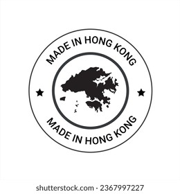 Made in Hong Kong vector logo, icon and badges