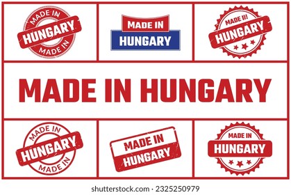 Made In Hungary Rubber Stamp Set