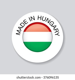 made in hungary. template icon design