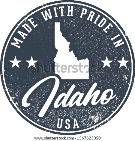 Made in Idaho State Packaging Label