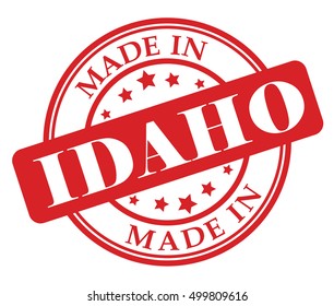Made in Idaho vector illustration on white background