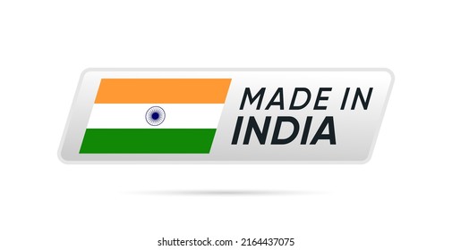 Made in India , Banner Vector Design