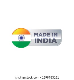 MADE IN INDIA EMBLEM BADGE