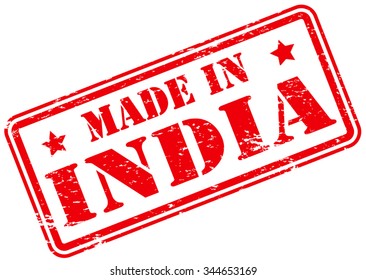 Made in India Rubber Stamp