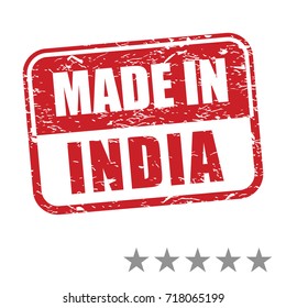 made in India rubber stamp