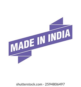 Made in India Rubber Stamp Vector Template
