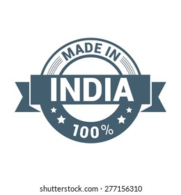 Made in india stamp