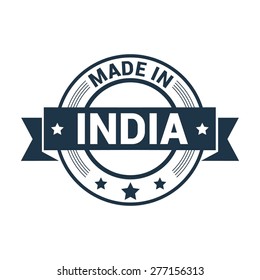 Made in india stamp