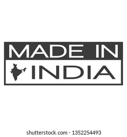 made india stamp rectagle map logo stock vector royalty free 1352254493 made india stamp rectagle map logo