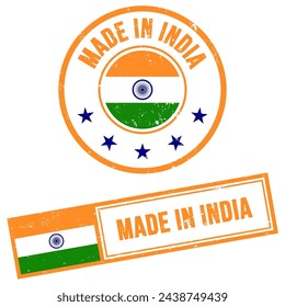 Estampado de estampilla hecho en India