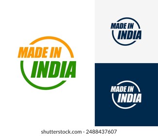 made in india symbol background for your country product vector