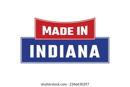 Made In Indiana Seal Vector