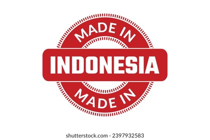 Fabricado En Indonesia Con Sello De Caucho