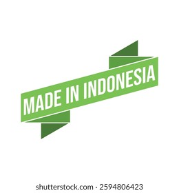 Made in Indonesia Rubber Stamp Vector Template