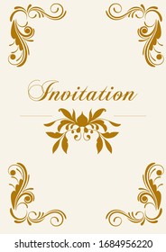 
I made an invitation pad